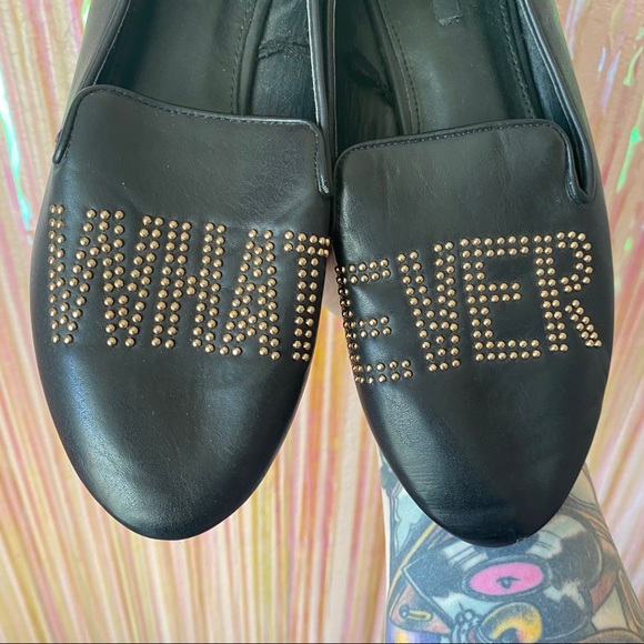 Forever 21 Whatever Studded Loafer Flats 8 - Picture 3 of 5